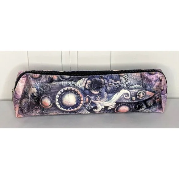 Prima Marketing Large Art Tool Pouch - Multicolor SteamPunk Style, Zipper - Picture 2 of 8
